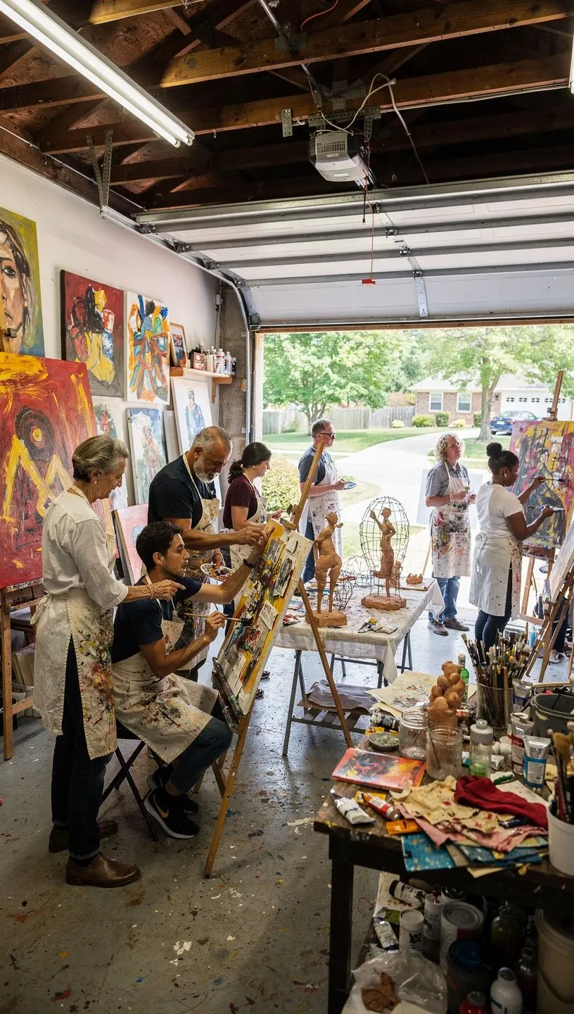 Modern office environment